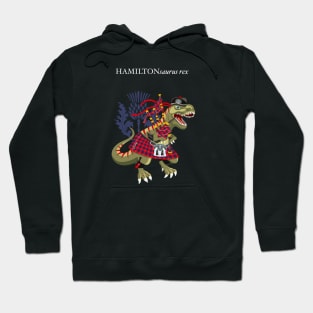 Clanosaurus Rex HAMILTONsaurus rex Hamilton Modern Red Scotland Ireland Family Tartan Hoodie